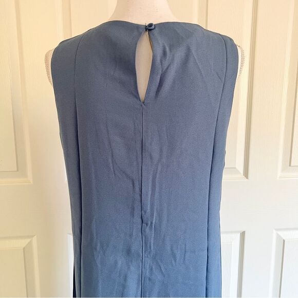 Reformation Collin Maxi Dress in Morning Glory Light Blue Large MSRP $198 - Picture 7 of 10